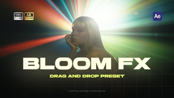 AE模板叠加lut效果环境艺术bloom电影空灵bloom效果夜间lut-795239-技能树